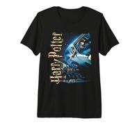 Harry Potter Flying Car Castle T-Shirt Haut de Gamme
