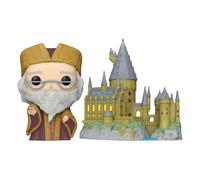 Harry Potter Funko POP City Vinyl Figurine Dumbledore avec le château de Poudlar
