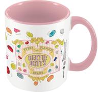 Harry Potter - Gobelet à café "Bertie Botts Every Flavour Beans", Intérieur bicolore PM4717 (Taille unique) (Blanc/Rose)