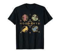 Harry Potter Gold Spark Hogwarts Emblem T-Shirt