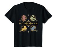 Harry Potter Gold Spark Hogwarts Emblem T-Shirt