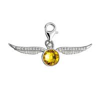Harry Potter Golden Snitch Clip on Charm with Crystals Elements by The Carat Shop