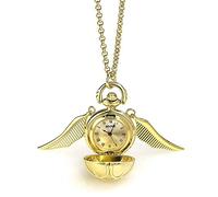 The Carat Shop Collier-montre Harry Potter Vif d'or Doré plaqué or Chaîne 66 cm Enfants