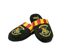 Harry Potter Groovy UK Poudlard Pantoufles Mules pour Femme, 38/40, Noir/Bordeaux/Jaune