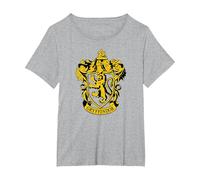 Harry Potter Gryffindor Crest T-Shirt, Femme Grandes Tailles, Gris Chiné, 4X