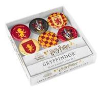 Insight Editions – Lot d'aimants en verre Harry Potter Gryffindor – 6 pièces