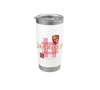 Harry Potter Gryffindor Pattern Crest Gobelet isotherme en acier inoxydable double paroi