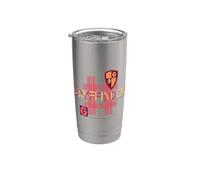 Harry Potter Gryffindor Pattern Crest Gobelet isotherme en acier inoxydable double paroi
