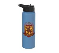 Harry Potter Gryffindor Quidditch Shield Logo Stainless Steel Insulated Water Bottle