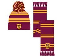 Harry Potter Gryffondor Crest Bobble Chapeau et écharpe G