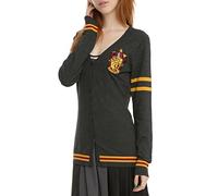 Harry Potter Gryffondor House Cardigan ouvert sur le devant pour femme, Gryffondor., Taille S