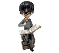 Plastoy – Figurine Harry Potter Chibi, Harry avec pile de grimoires, Plastique 24 cm