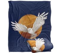 Harry Potter Hedwig and The Moon Plaid Ultra Doux au Toucher Soyeux - 152 x 127 cm