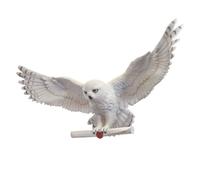 The Noble Collection Harry Potter Hedwig Owl Post Wall Décor - 14in (35cm) Hand-Painted Sculpture - Harry Potter Film Set Movie Props Wand - Gifts for Family, Friends & Harry Potter Fans