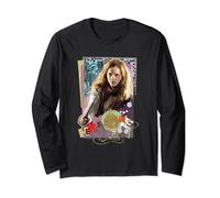 Harry Potter Hermione Colorful Paper Collage Manche Longue