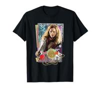 Harry Potter Hermione Colorful Paper Collage T-Shirt