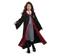 Harry Potter Hermione Granger Deluxe Girls Costume, Black & Red, Kids Size Large (10-12)