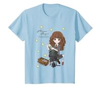 Harry Potter Hermione Granger Quote and Stars T-Shirt, Enfant, Bleu Céleste, 4 Ans