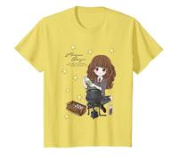 Harry Potter Hermione Granger Quote and Stars T-Shirt, Enfant, Citron, 6 Ans