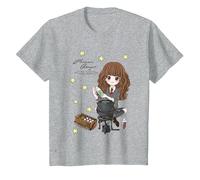 Harry Potter Hermione Granger Quote and Stars T-Shirt, Enfant, Gris Chiné, 6 Ans