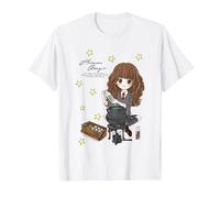 Harry Potter Hermione Granger Quote and Stars T-Shirt, Homme, Blanc, 4XL