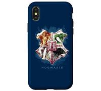 Harry Potter Hogwarts Crest Watercolor Coque pour iPhone X/XS