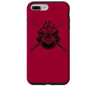 Harry Potter Hogwarts Crest with Wands Coque pour iPhone 7 Plus/8 Plus