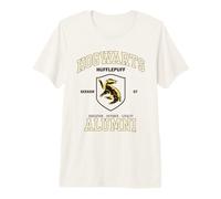 Harry Potter Hogwarts Hufflepuff Alumni T-Shirt Haut de Gamme