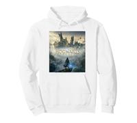 Harry Potter Hogwarts Legacy Poster Sweat à Capuche, Unisexe pour Adultes, Blanc, XL