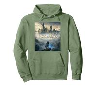 Harry Potter Hogwarts Legacy Poster Sweat à Capuche, Unisexe pour Adultes, Vert Sauge, S