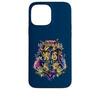 Harry Potter Hogwarts Multi-Colored Floral Crest Coque pour iPhone 13 Pro Max