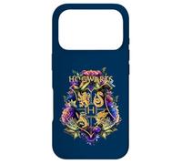 Harry Potter Hogwarts Multi-Colored Floral Crest Coque pour iPhone 17 Pro
