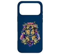 Harry Potter Hogwarts Multi-Colored Floral Crest Coque pour iPhone 17 Pro Max