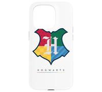 Harry Potter Hogwarts Multi Colored Shield Crest Coque pour iPhone 15 Pro