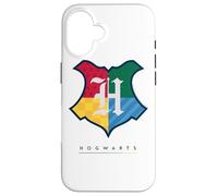 Harry Potter Hogwarts Multi Colored Shield Crest Coque pour iPhone 16