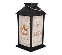 Harry Potter Hogwarts Printed Solar Lantern, Outdoor Use with Carry Handle, Dusk-to-Dawn Sensor, Officially Licensed | Paladone