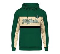 Harry Potter Hoodie avec Motif de Bloc de l'équipe Serpentard pour Hommes Femmes Unisexe Coton Rouge - XL