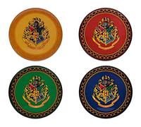HARRY POTTER House Crests Melamine Dinner Plates | Set of 4