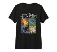 Harry Potter House Squares T-Shirt Haut de Gamme