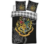 Harry Potter - Housse de Couette Enfant Blason d'Or - Parure de Lit Multicolors G