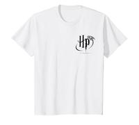 Harry Potter HP Logo Pocket T-Shirt, Enfant, Blanc, 2 Ans