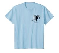 Harry Potter HP Logo Pocket T-Shirt, Enfant, Bleu Céleste, 2 Ans