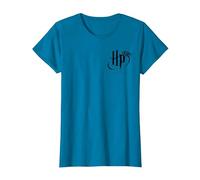 Harry Potter HP Logo Pocket T-Shirt, Femme, Saphir, XXL