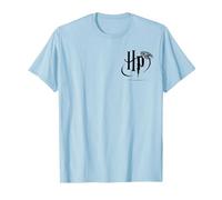 Harry Potter HP Logo Pocket T-Shirt, Homme, Bleu Céleste, XXL
