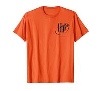 Harry Potter HP Logo Pocket T-Shirt, Homme, Orange, M