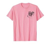 Harry Potter HP Logo Pocket T-Shirt, Homme, Rose, XL