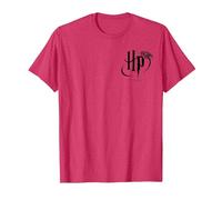 Harry Potter HP Logo Pocket T-Shirt, Homme, Rouge Chiné, XL