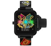 Harry Potter HP4113 Montre de Projection pour Enfant avec Bracelet Noir, Noir, Sangle