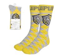 Harry Potter Hufflepuff Chaussettes, Multicolore, 36-43 Mixte