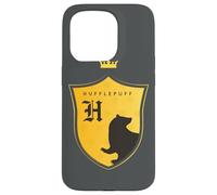 Harry Potter Hufflepuff 'H' Shield Crest Coque pour iPhone 15 Pro